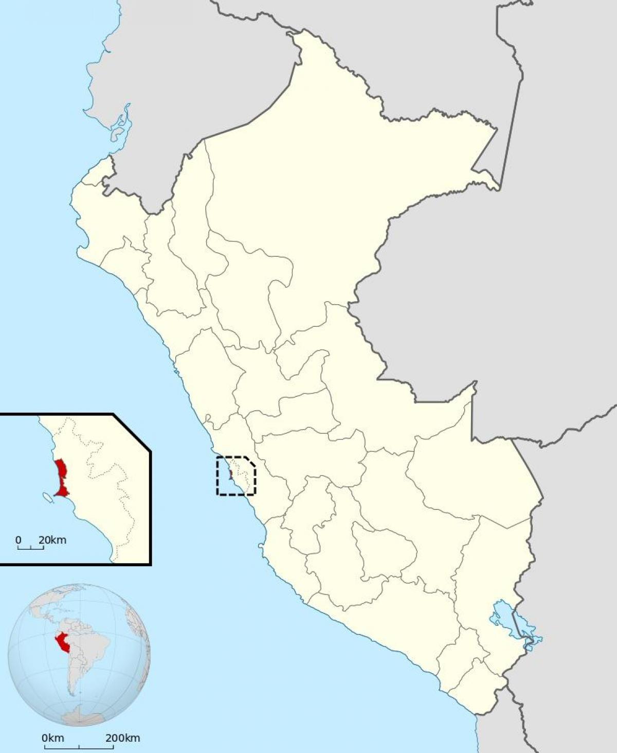 mapa callao, Peru