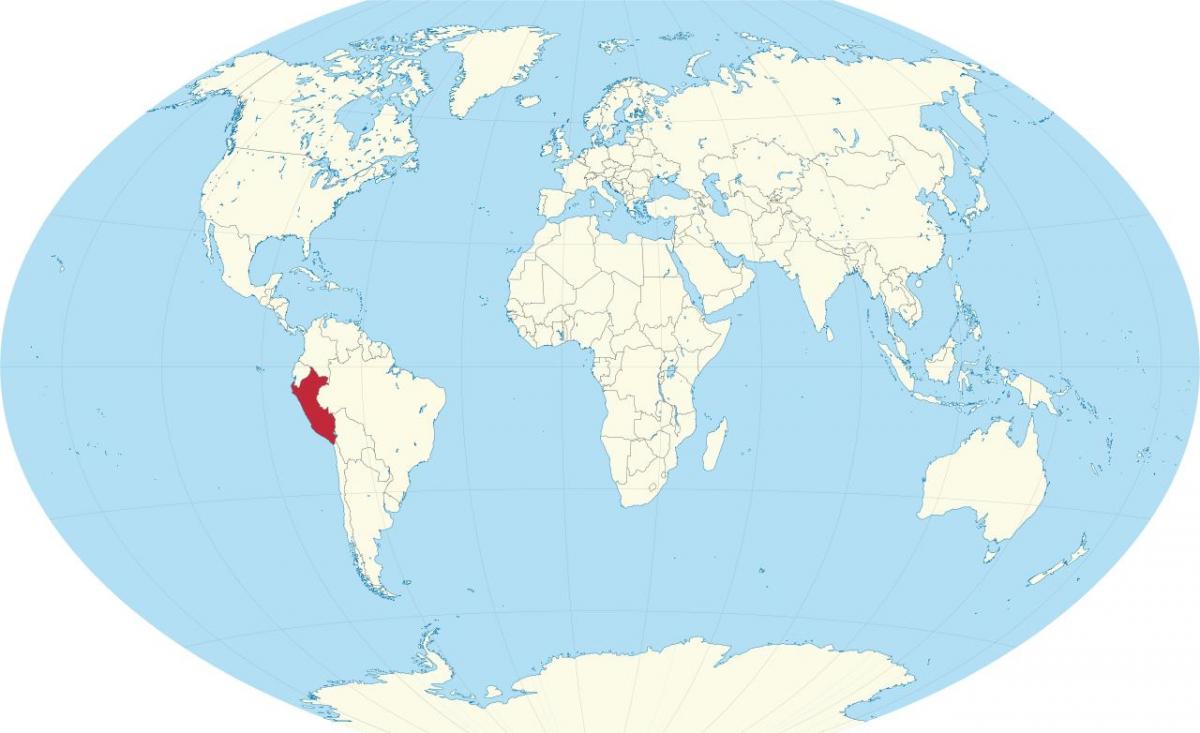 Kraj Peru na mapie świata