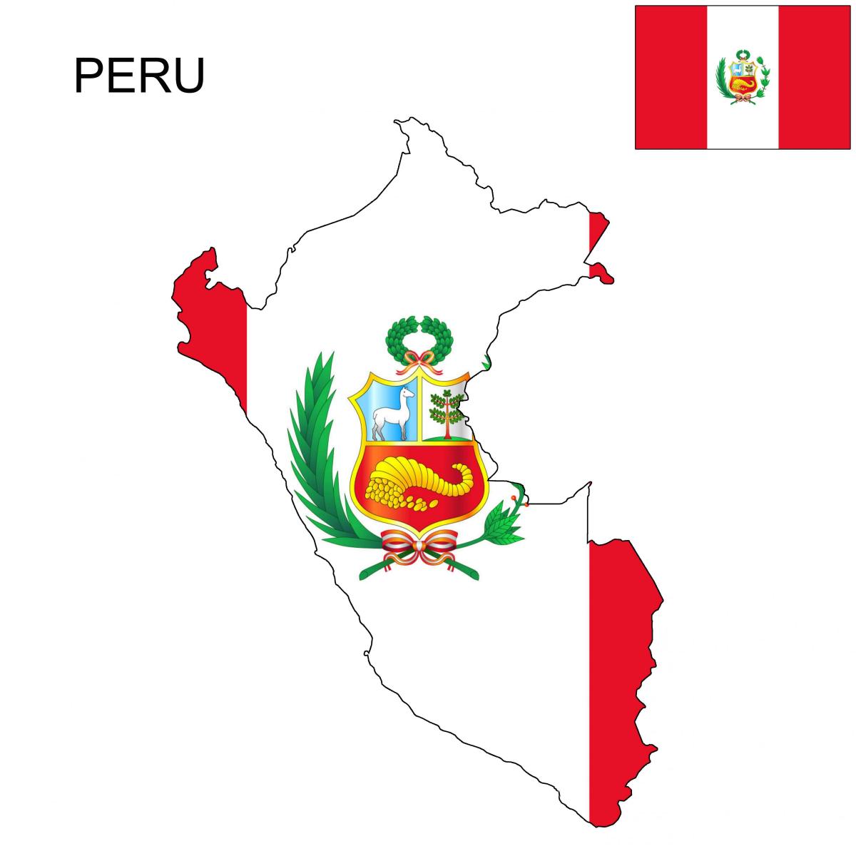 mapa flaga Peru
