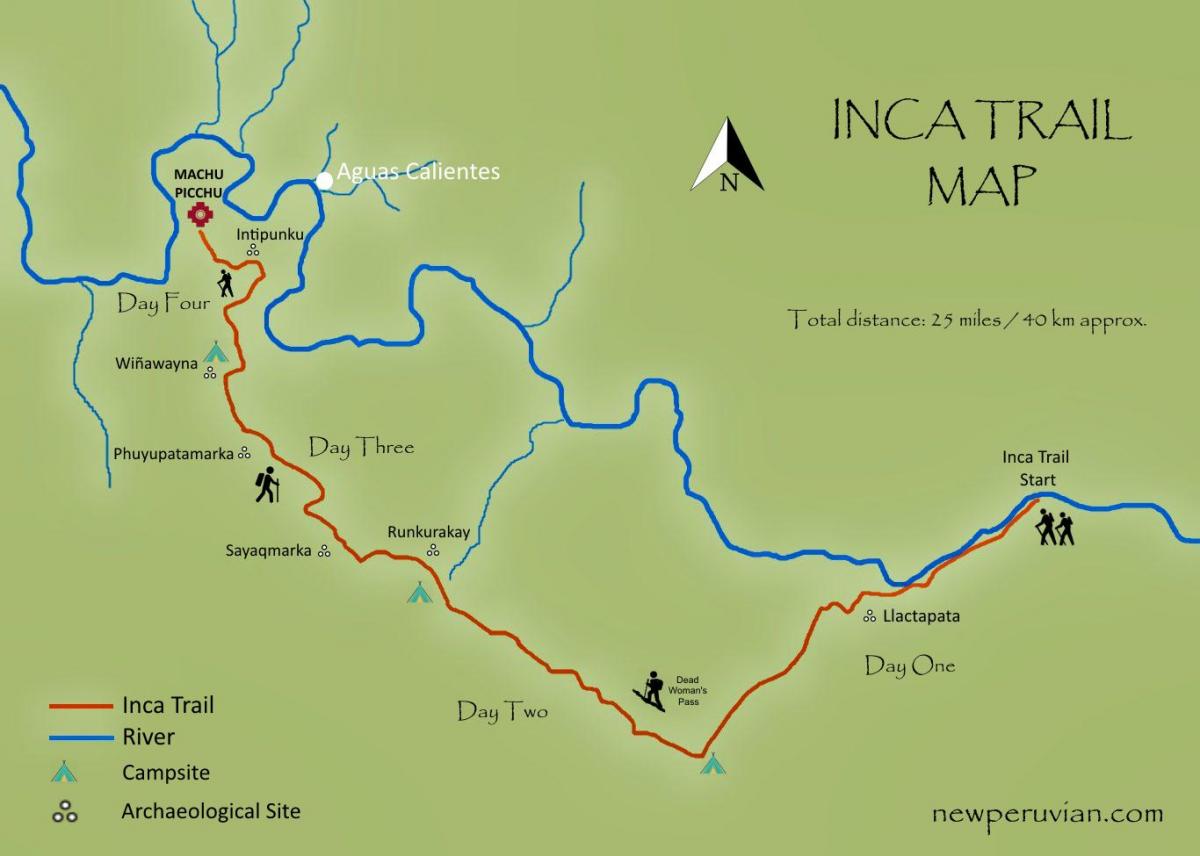 mapa inków w Peru