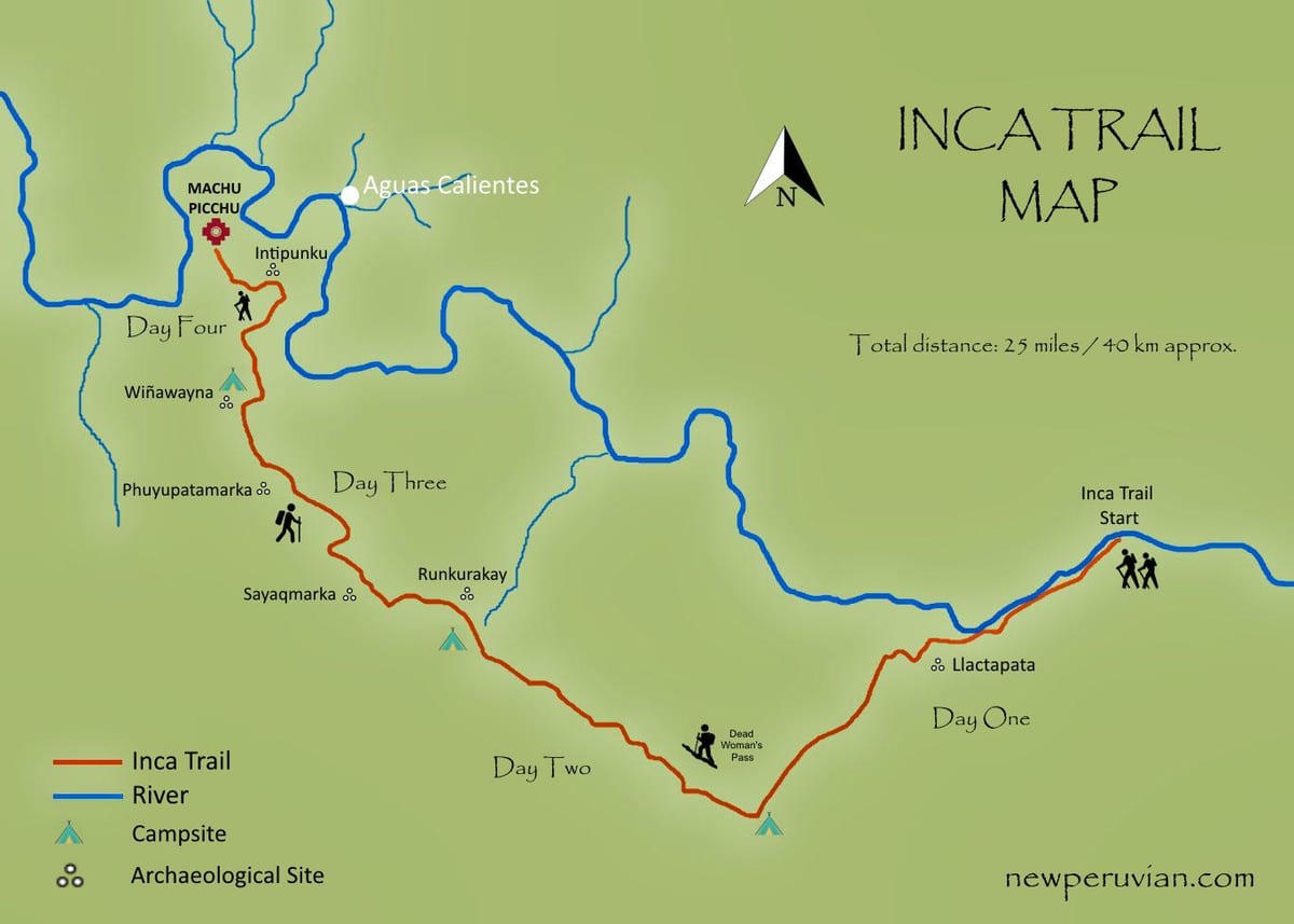 mapa inków w Peru