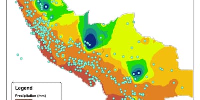 Mapa Peru klimat