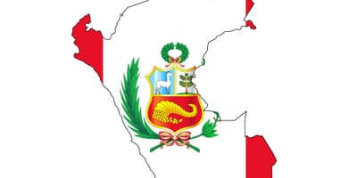 Mapa flaga Peru