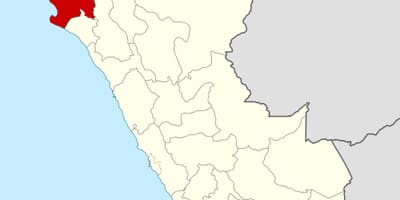 Mapa piura, Peru